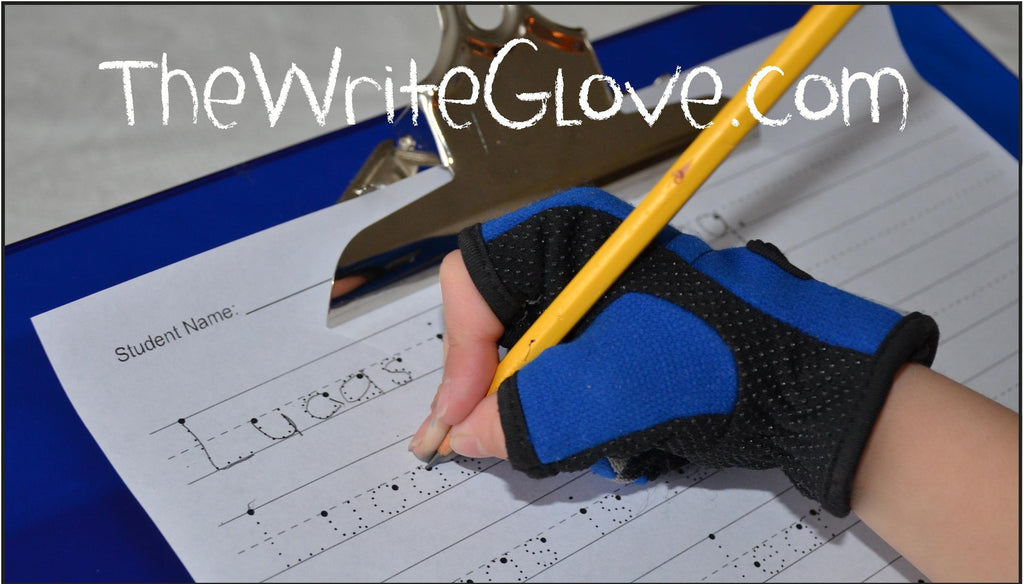 Handwriting aid for children and adults needing to strengthen fine motor skills.